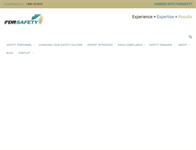 Tablet Screenshot of fdrsafety.com